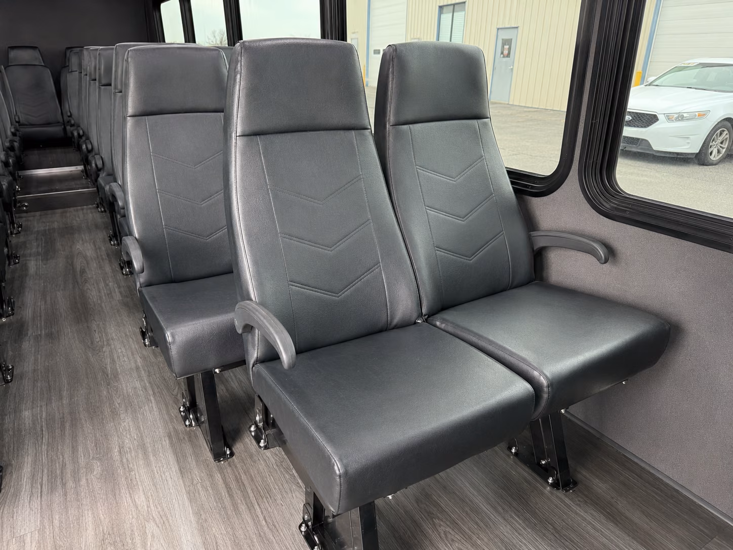 marysville 15 passenger minibus inside