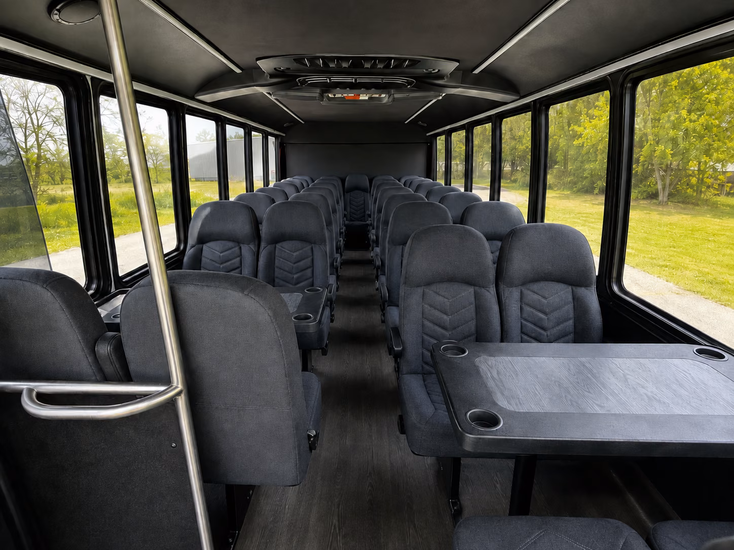 marysville 18 passenger minibus inside