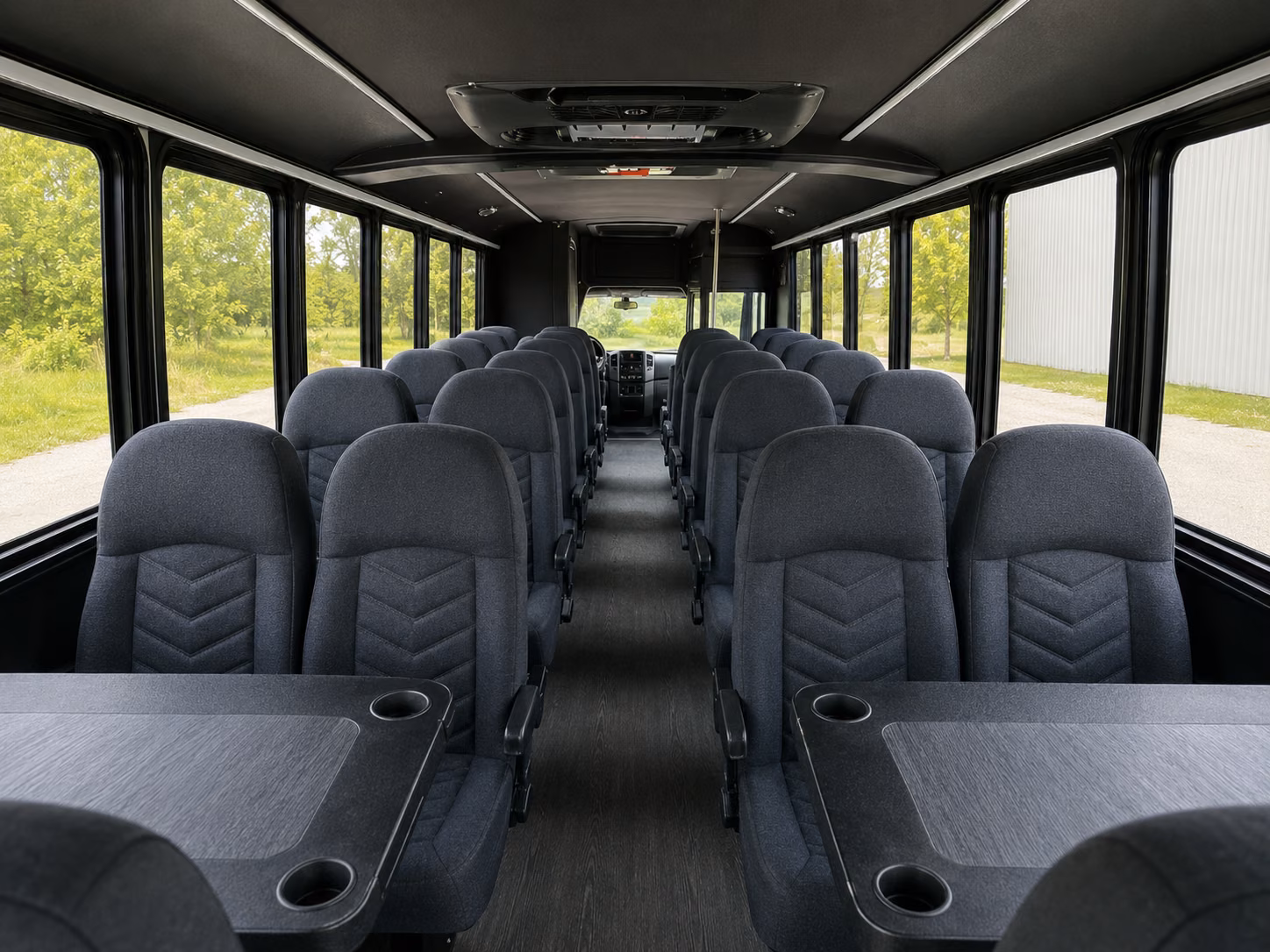 marysville 18 passenger minibus interior
