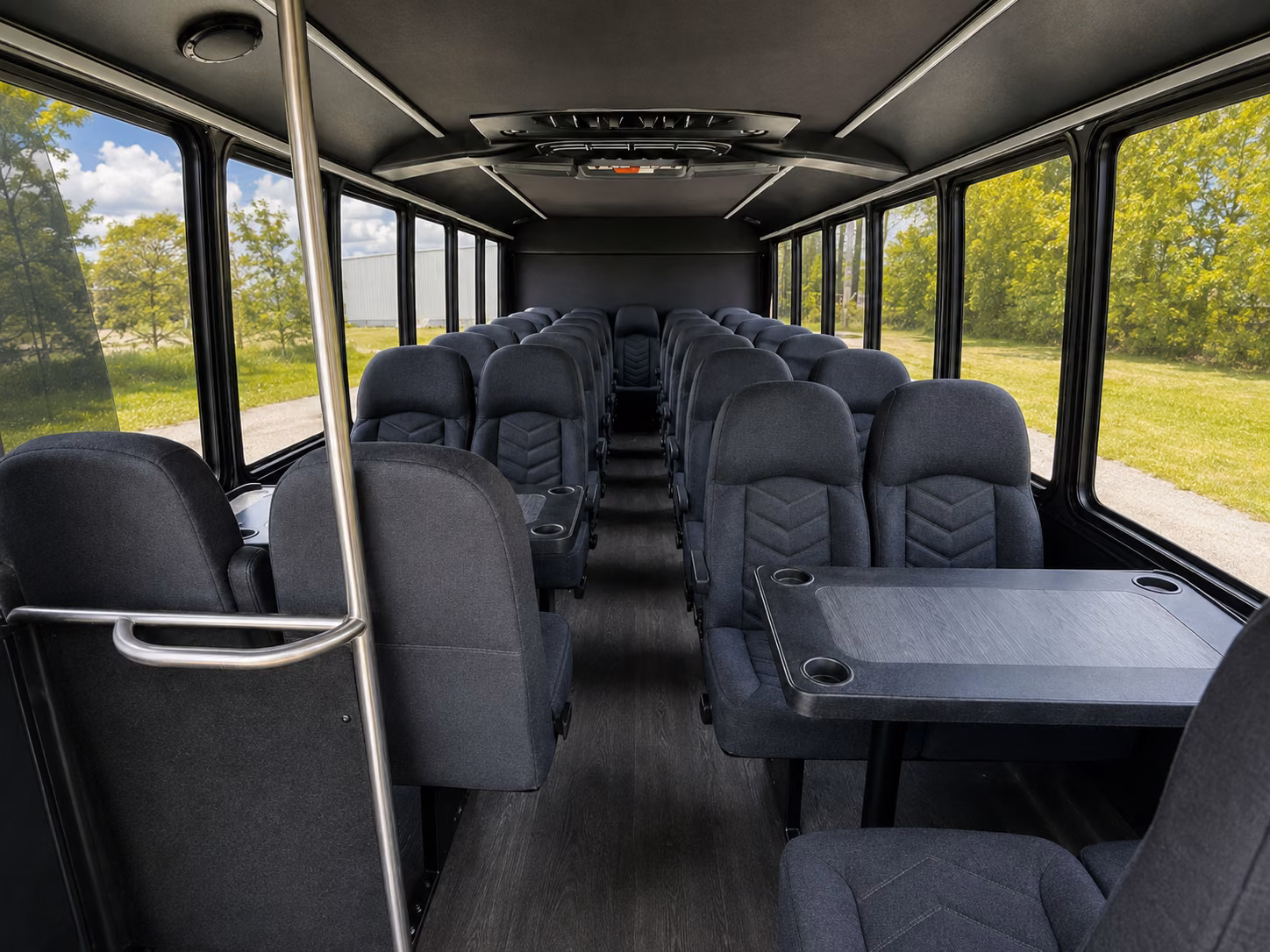 marysville 20 passenger minibus inside