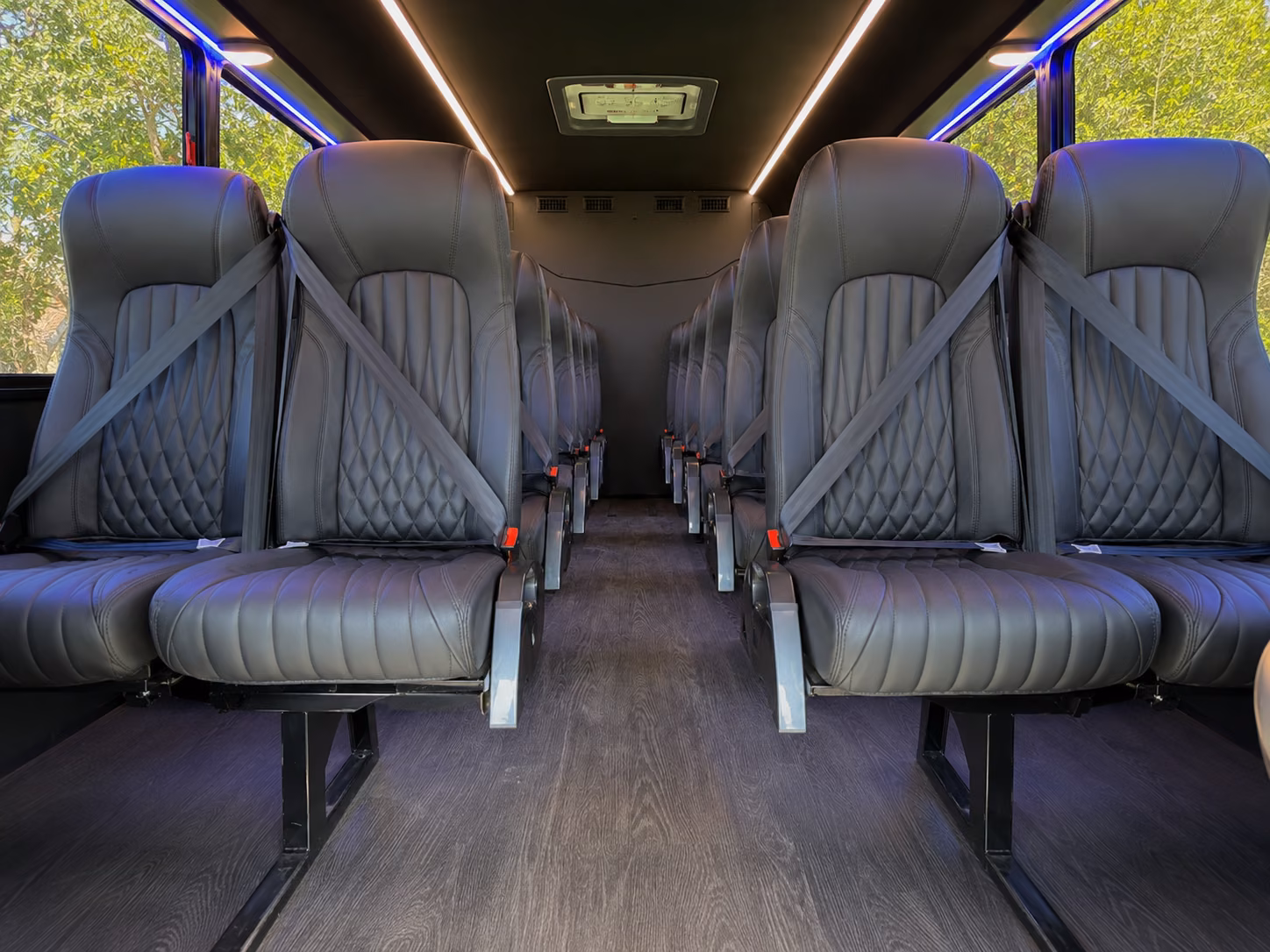 marysville 20 passenger minibus interior
