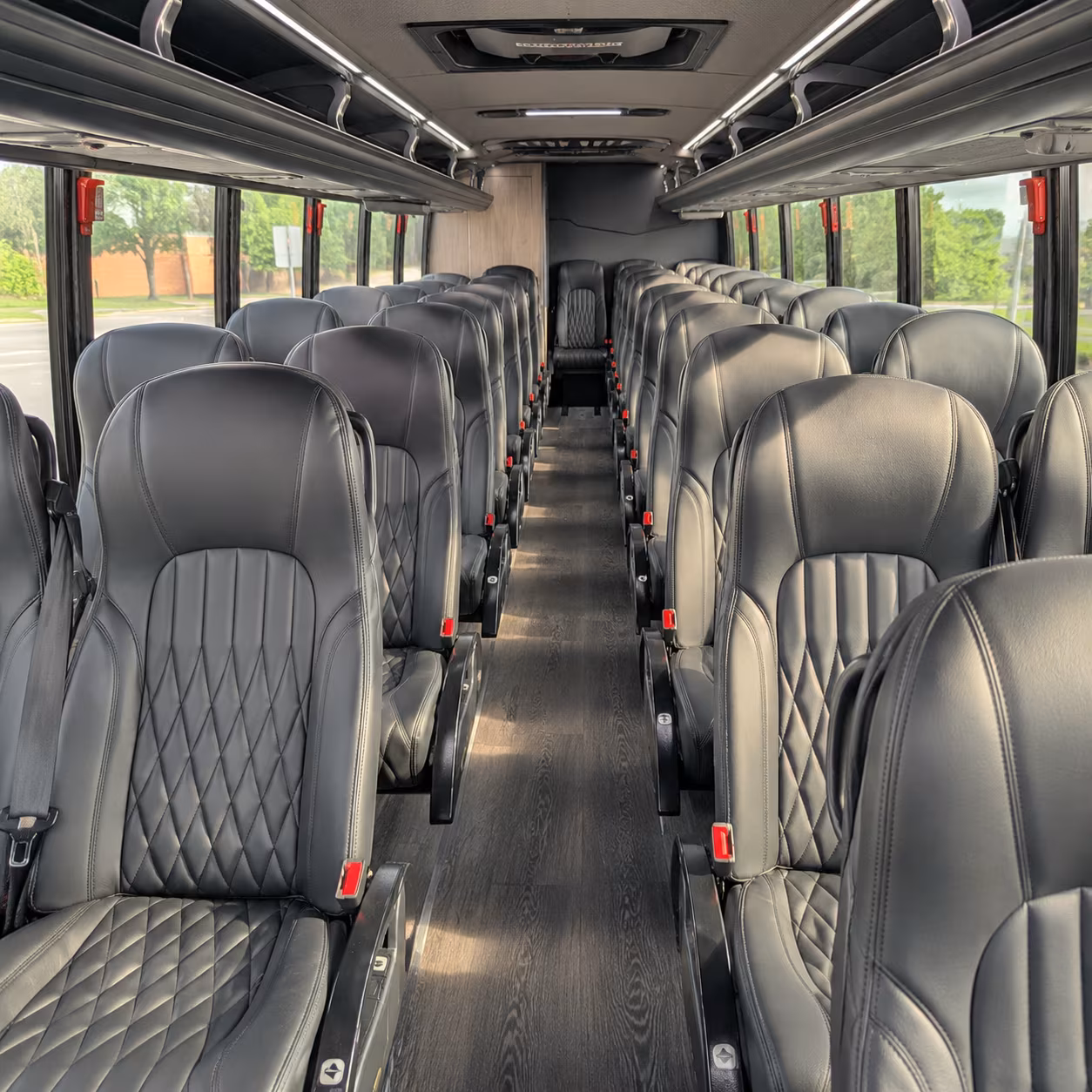 marysville 25 passenger minibus interior