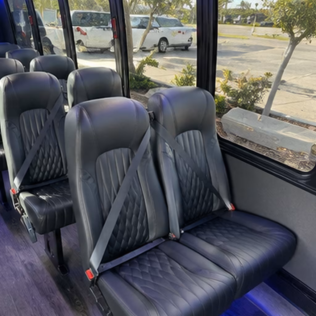 marysville 28 passenger minibus inside