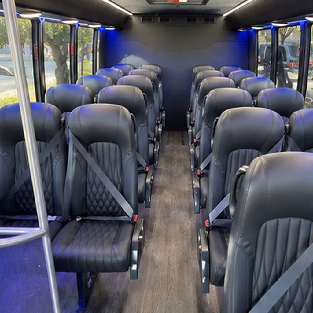 marysville 30 passenger minibus inside