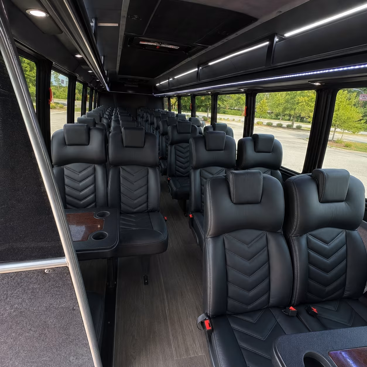 marysville 30 passenger minibus interior