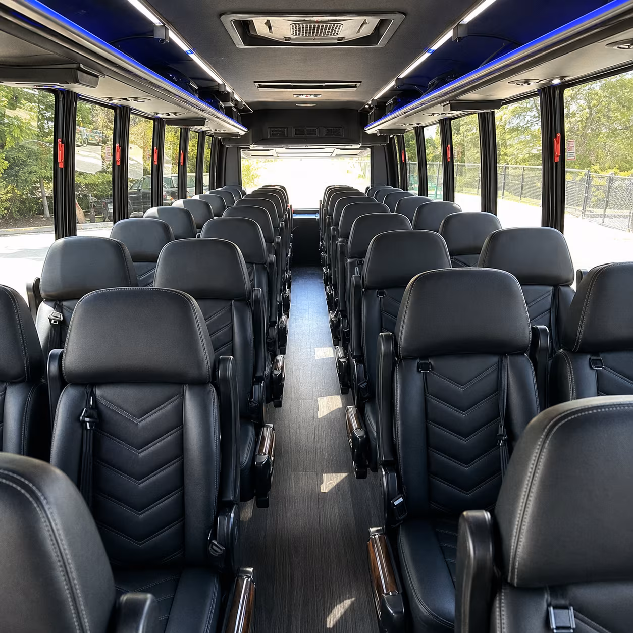 marysville 35 passenger minibus inside