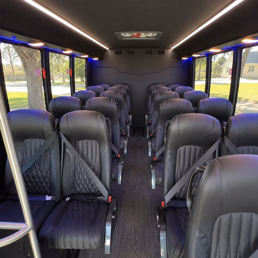 marysville 35 passenger minibus interior