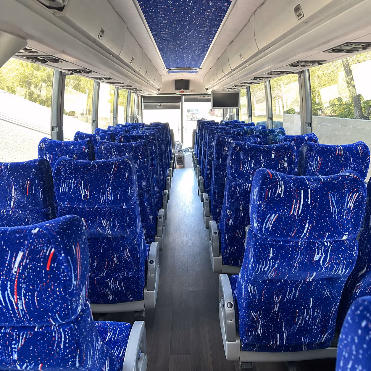 marysville 56 passenger charter bus interior