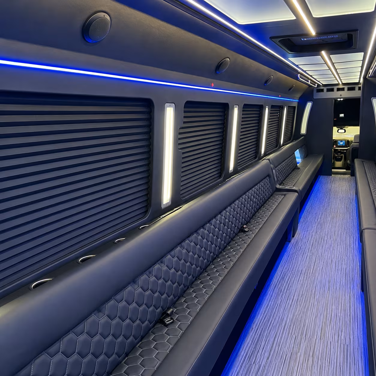 marysville party bus rental interior