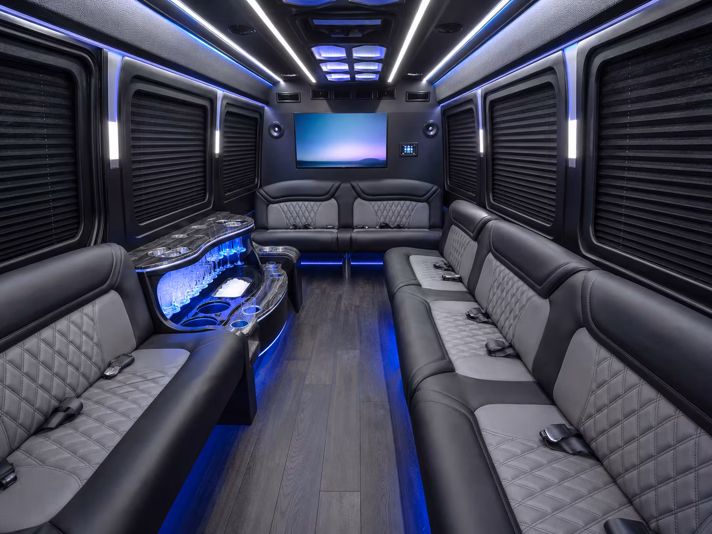 marysville sprinter limousine inside